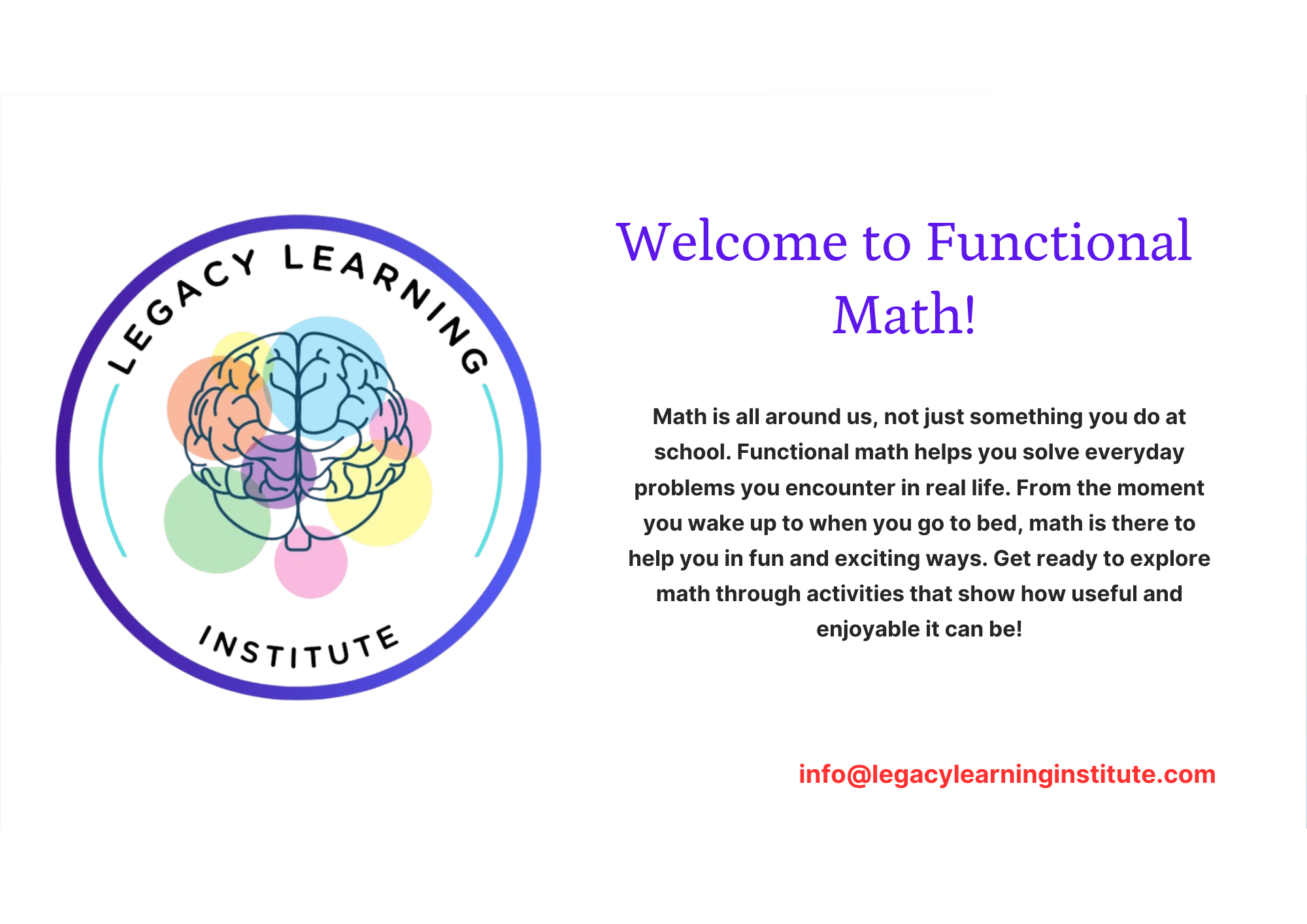 Functional Mathematics