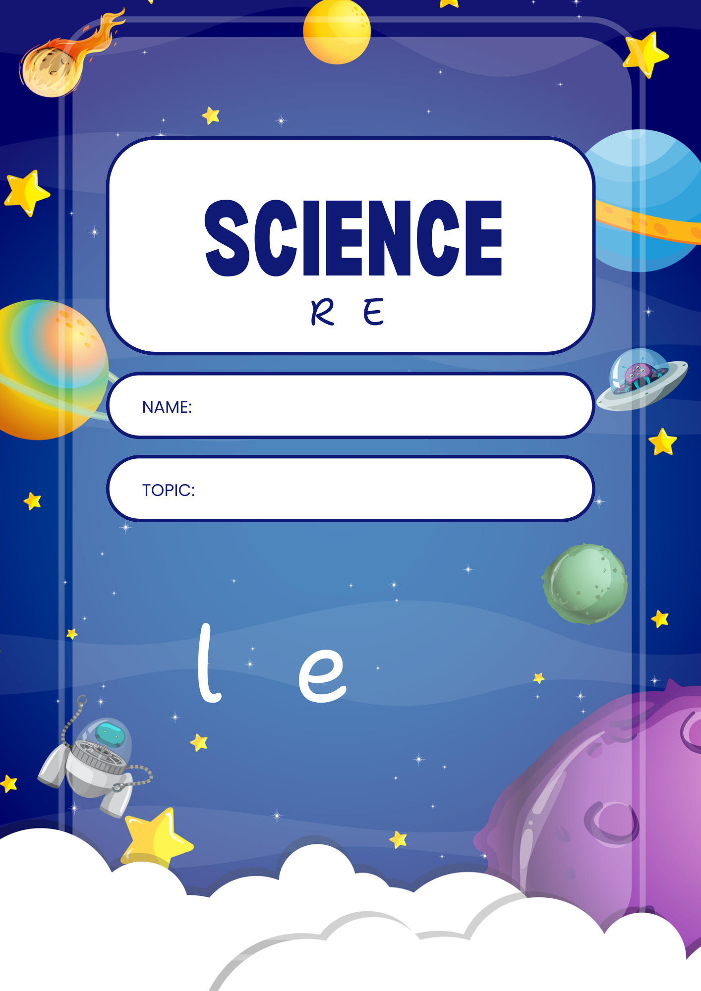 Project Template - Science